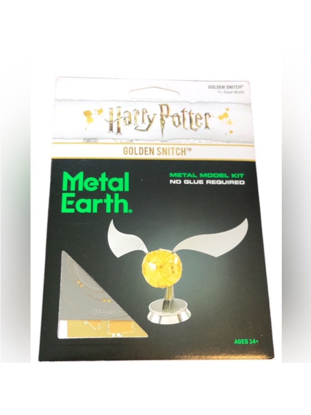 Metal Earth Harry Potter Golden Snitch Metal Model Kit NWT